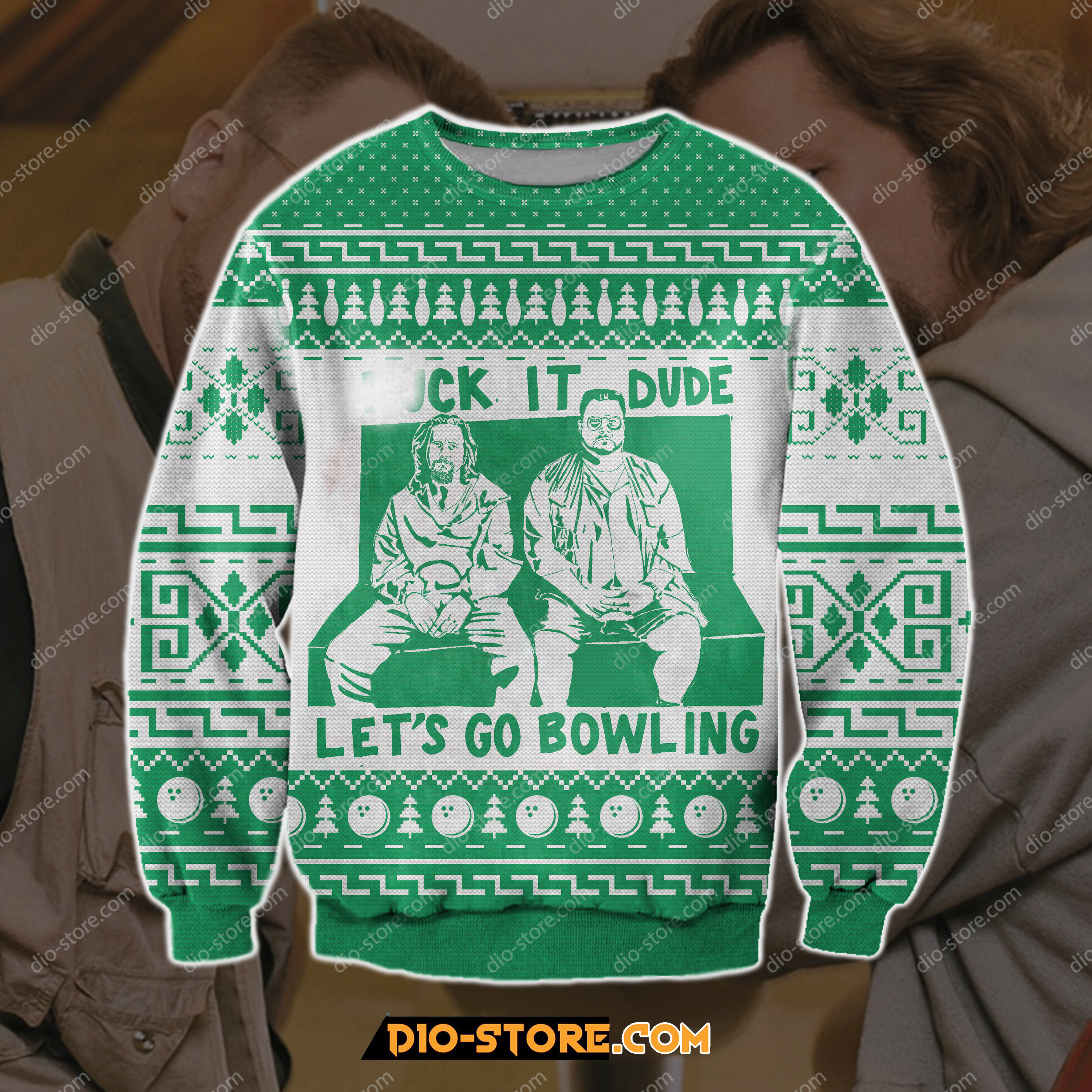 The Big Lebowski 3D Print Ugly Christmas Sweater Hoodie All Over Printed Cint10093