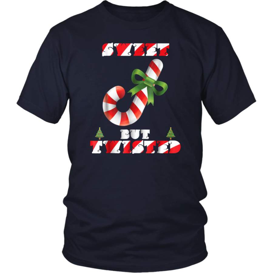 Sweet But Twisted Candy Cane Christmas T Shirt