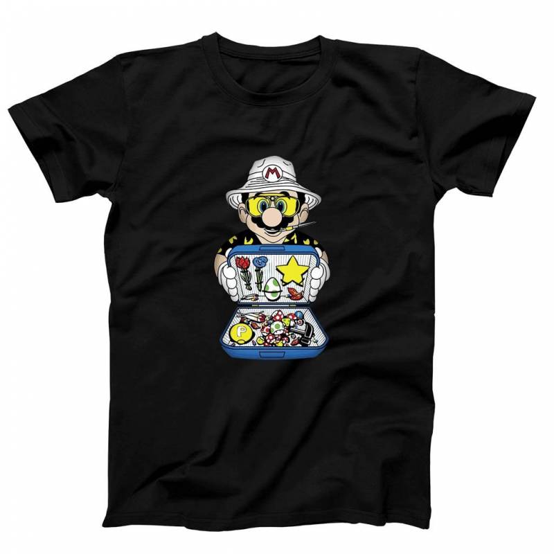 Super Mario Bros Fear And Loathing In Las Vegas Movie Men’s T-Shirt Tee