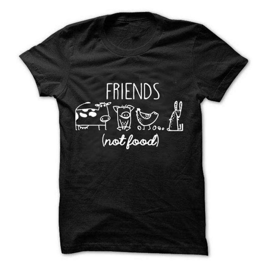 Vegan Shirt Vegetarian T Shirt Animal Lover Friends Not Food Shirt