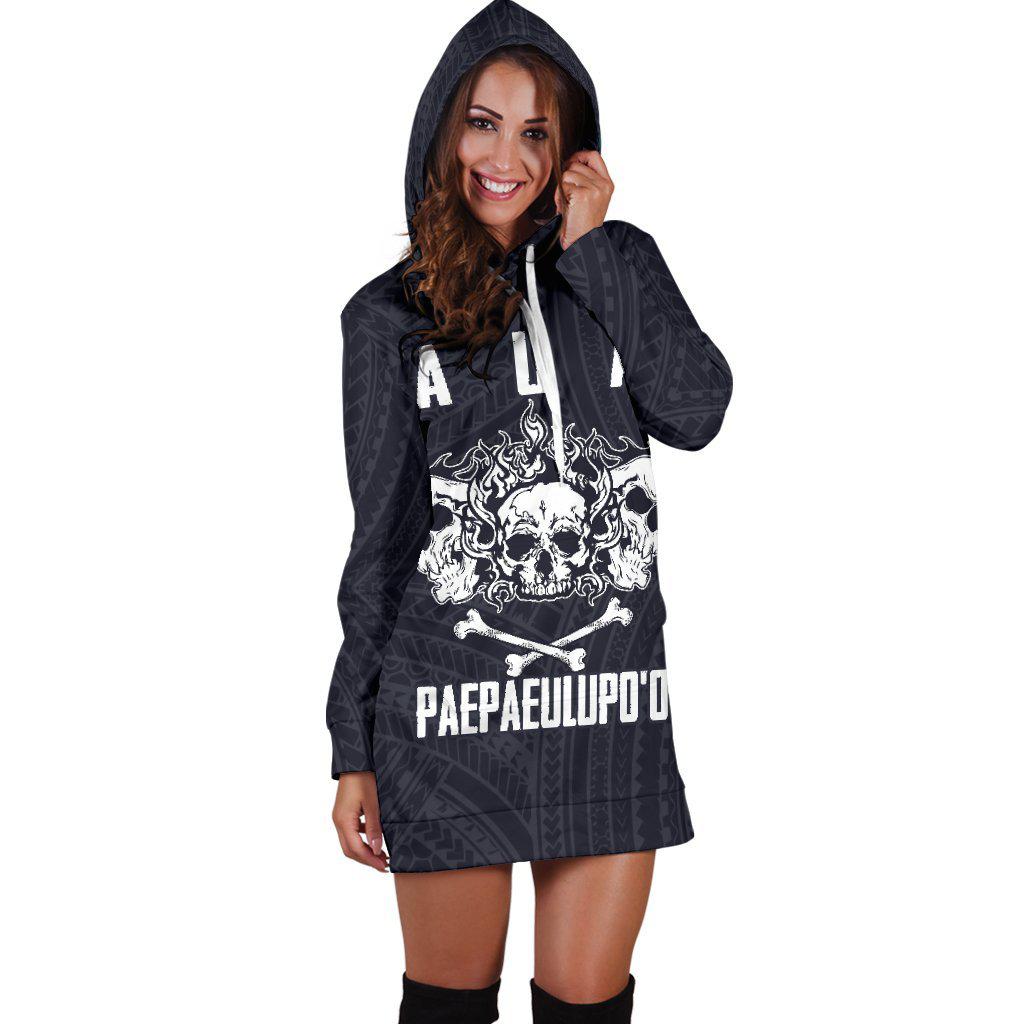 American Samoa Polynesian Aua Paepaeulupo_o Hoodie Dress