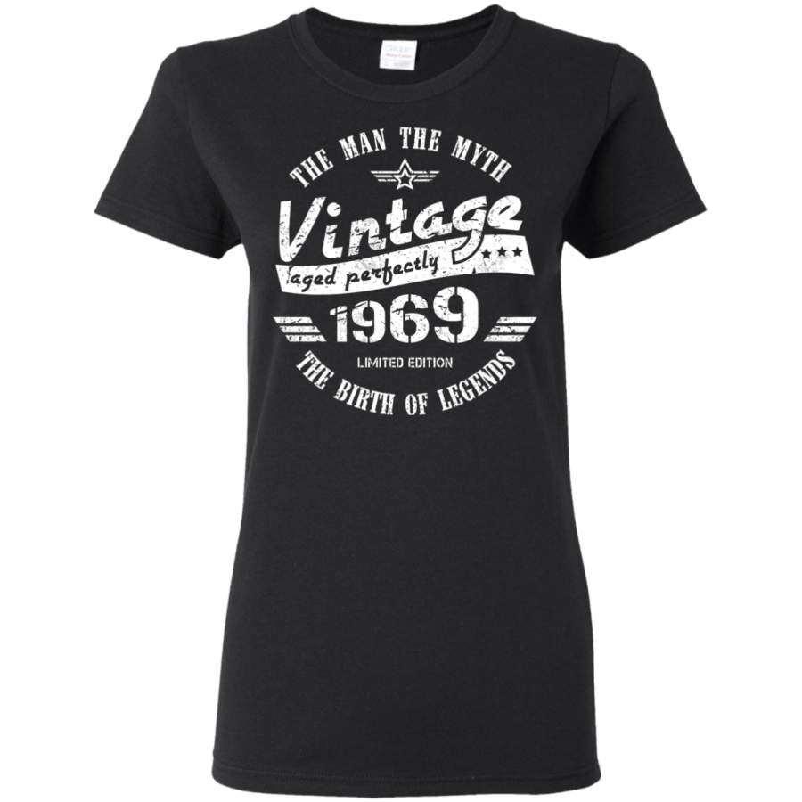 AGR Vintage 1969 – 50th Birthday Gift For Men Womens T-Shirt