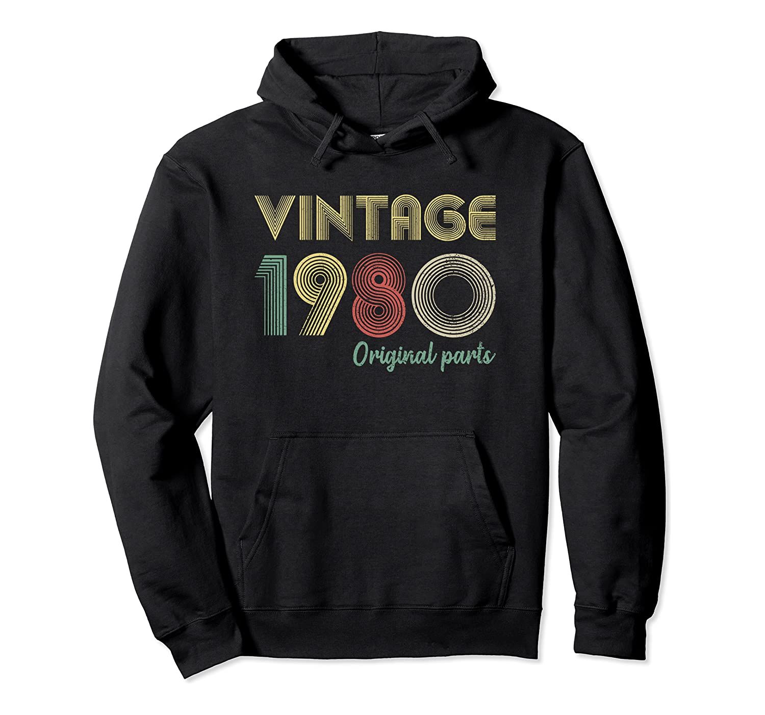 Vintage Retro 1980 40th Birthday 40 Years Old Gift Men Women Pullover Hoodie T-Shirt, Sweatshirt, Tank Top