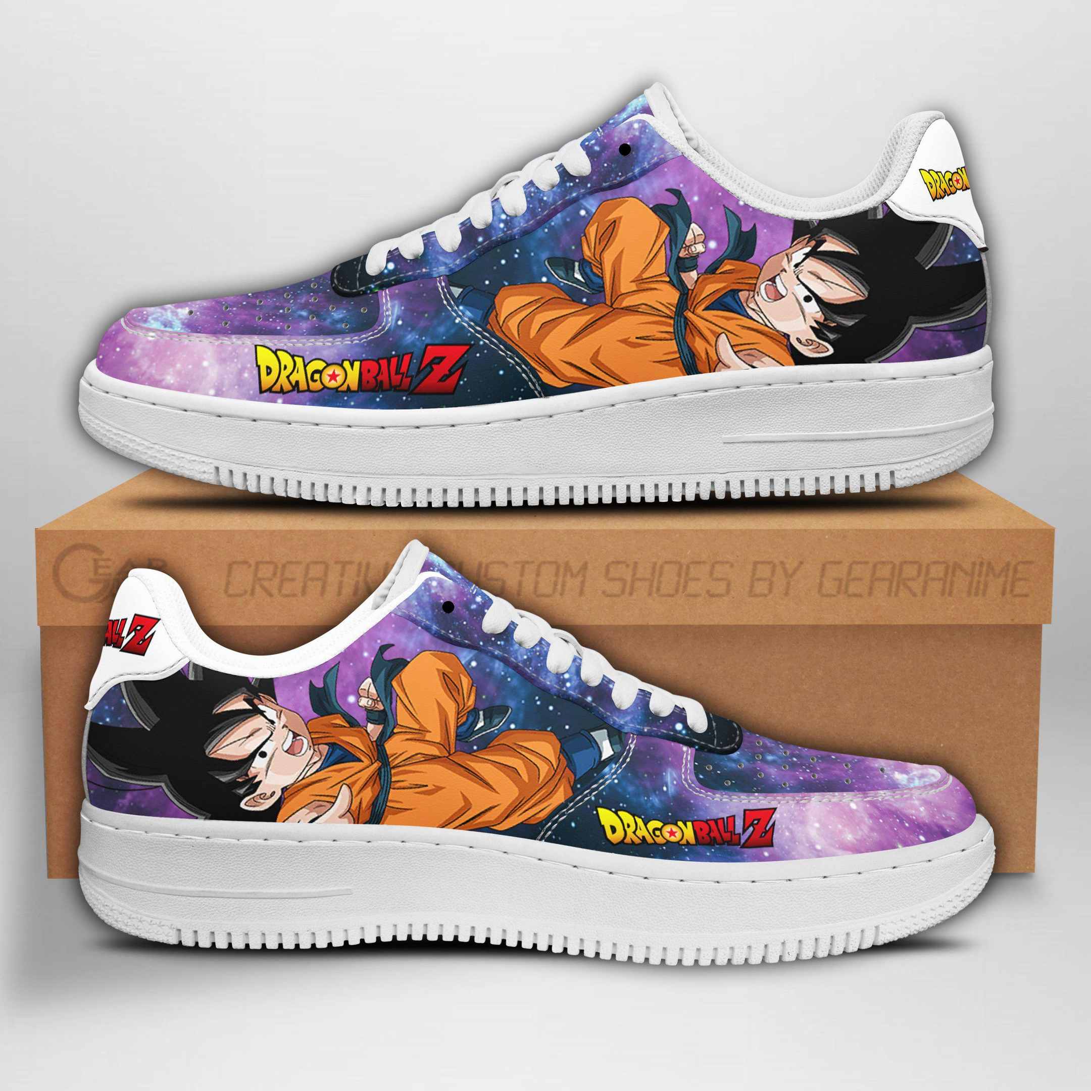 Goten Dragon Ball Z Air Force Shoes Sneakers Custom Anime V42