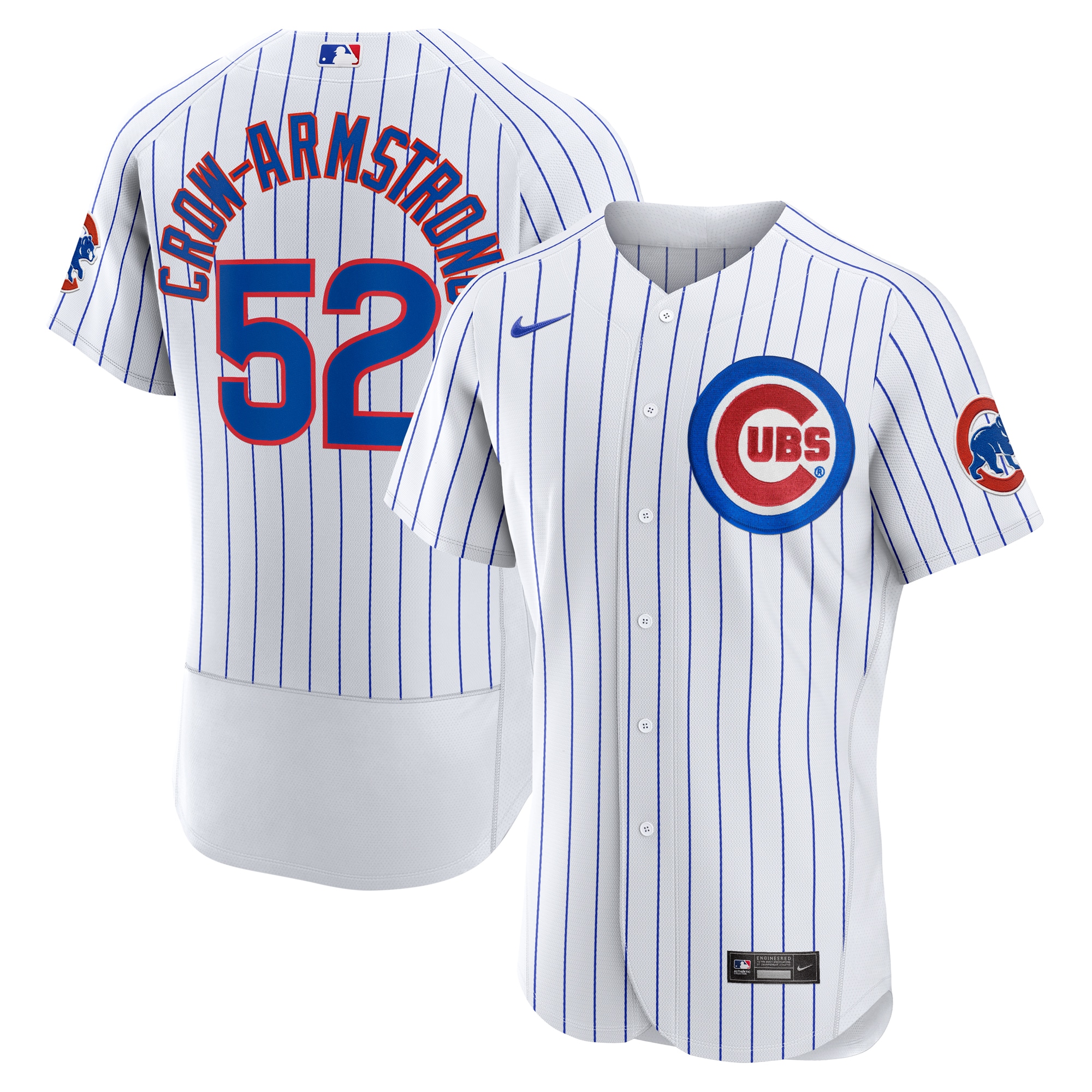 Pete Crow-Armstrong Chicago Cubs Home Authentic Player Jersey – White