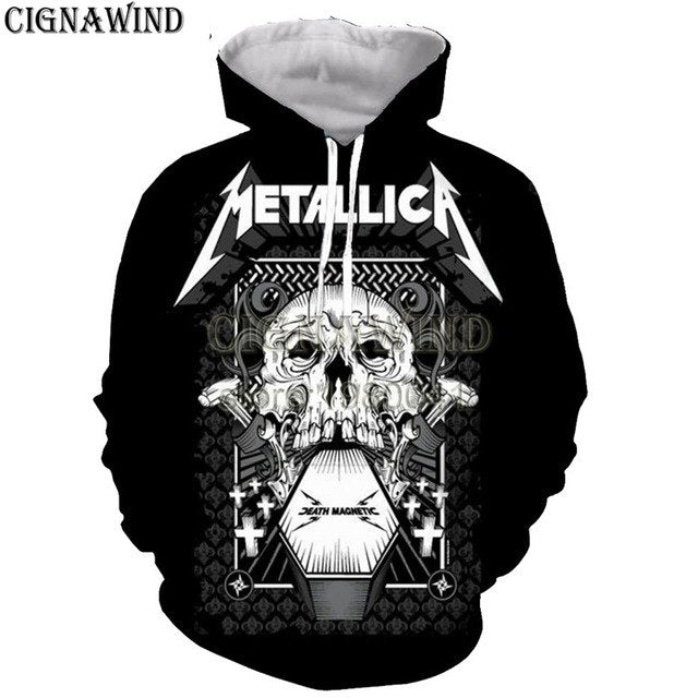 New 3D Printed Metallica Hoodies