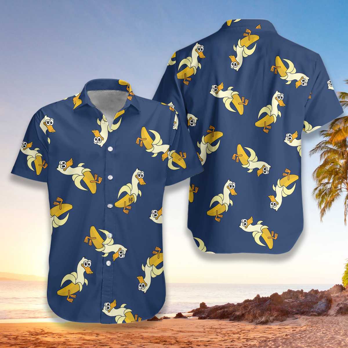 Banana Duck Funny Hawaii Shirt For Men Women Adult Ha103468