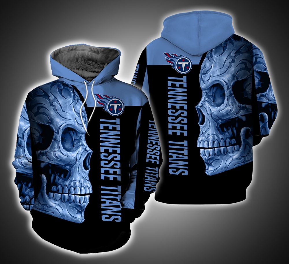 Tennessee Titans Skull Ver.12.15 3D Print Hoodie