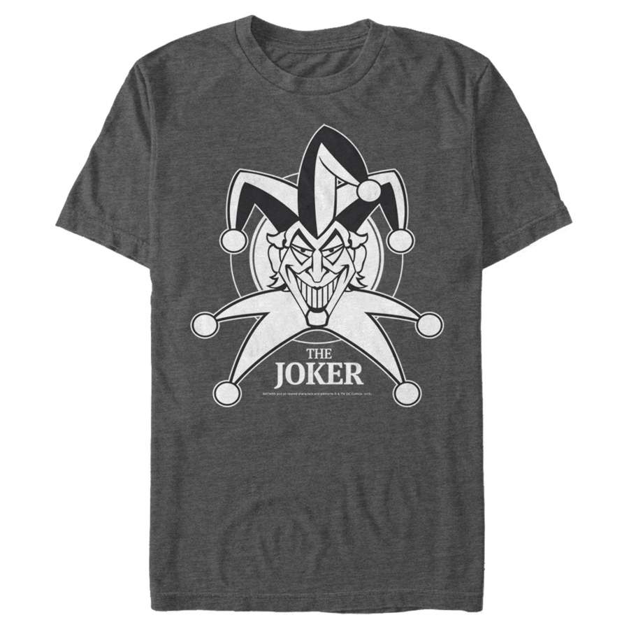 Batman Men’s Joker Emblem  T Shirt