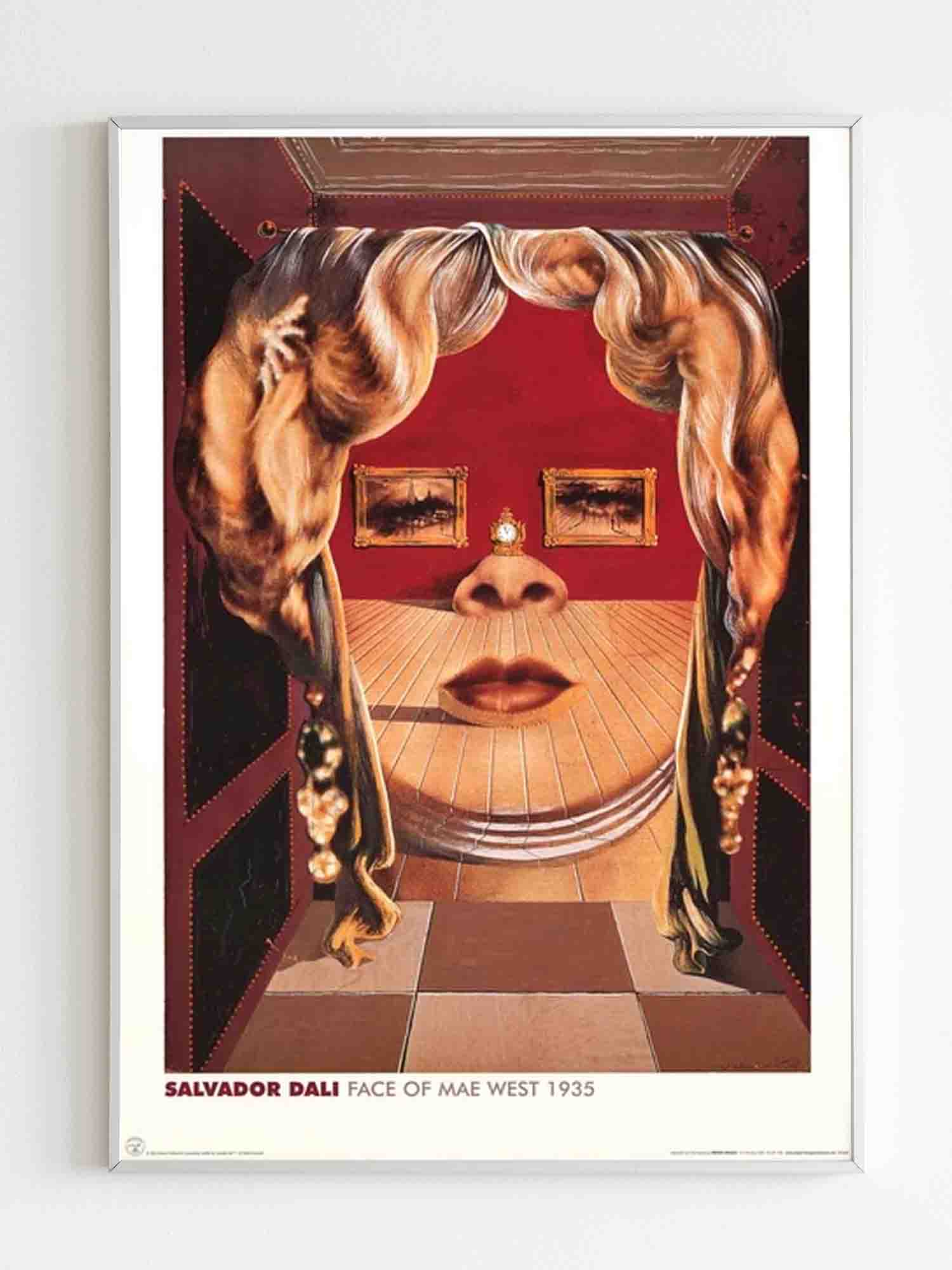 Salvador Dali Face Of Mae West Poster – Ellis Clothes