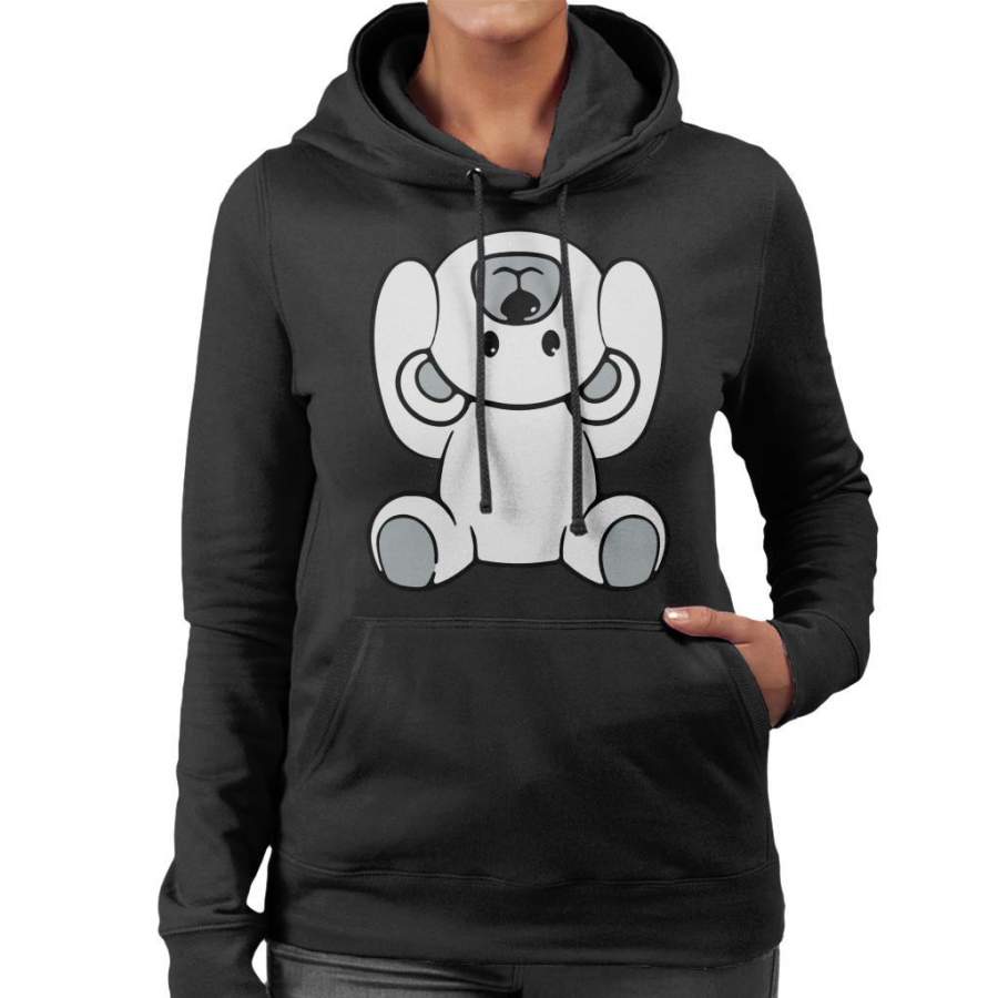 Topsy Turvy Bear Women’s Hooded Sweatshirt