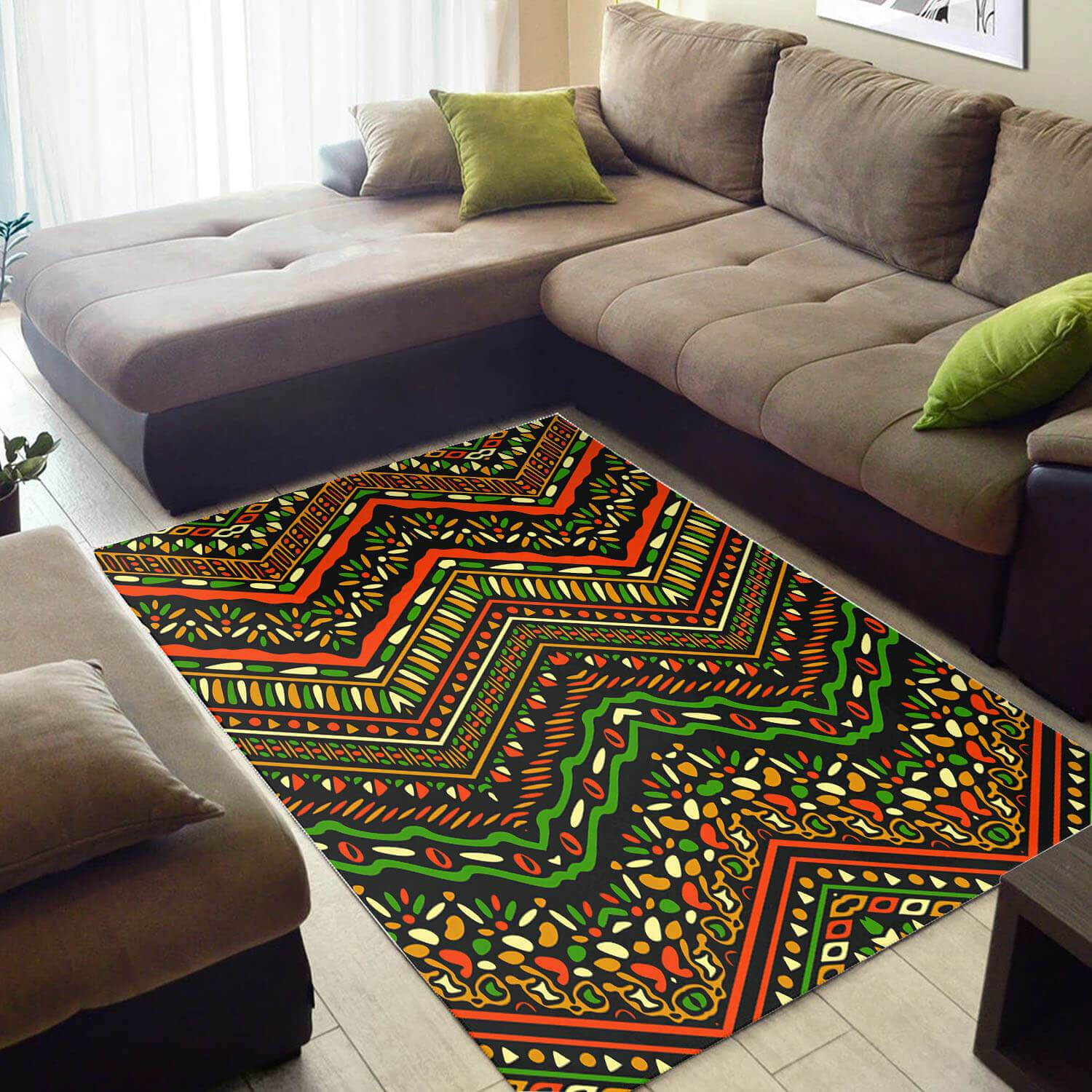 Beautiful African Style Rugs Unique African Themed Afrocentric Pattern Art African Themed Rugs African Room Decor WBG3434