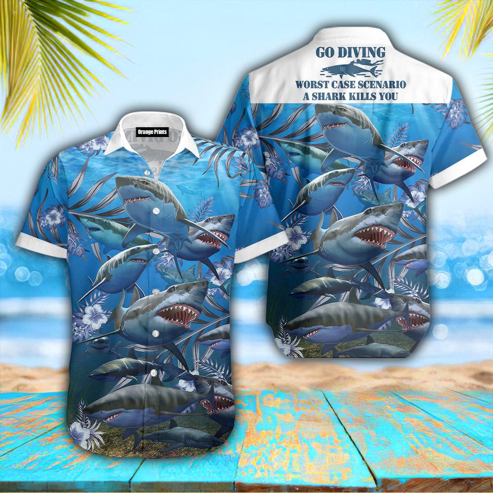 Shark Hawaiian Shirt | For Men & Women | Adult | Hw1087