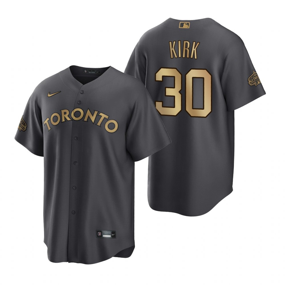 Toronto Blue Jays Alejandro Kirk Charcoal 2022-23 All-Star Game Jersey