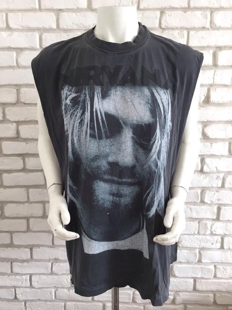 Early 90 S Vintage Nirvana Cut Off Shirt