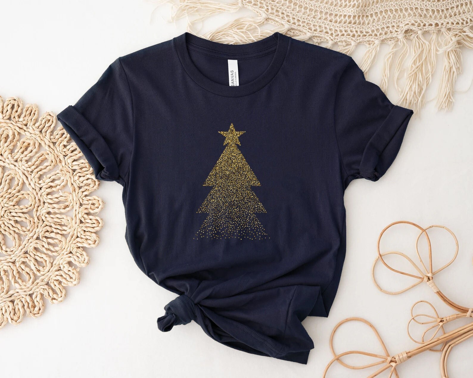 Ladies Merry Christmas Shirt, Women Christmas Shirt, Cute Christmas Shirt, Women Holiday Shirt, Leopard Print Christmas Tree Shirt