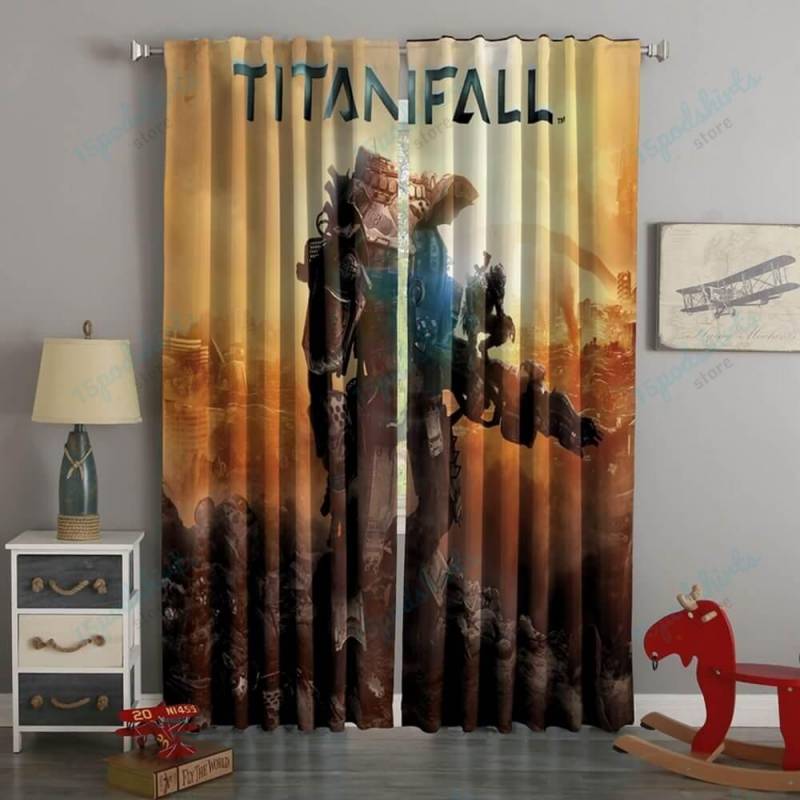 3D Printed Titanfall Style Custom Living Room Curtains