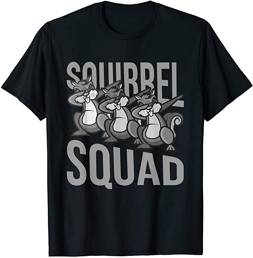 Squirrel Squad Funny Rodent Animal Lover Gift Men Women Kids T-Shirt