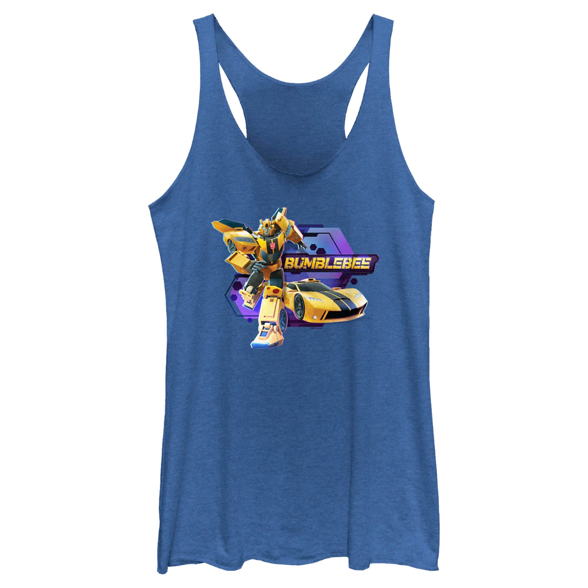 Women’S Transformers: Earthspark Bumblebee Badge Racerback Tank Top