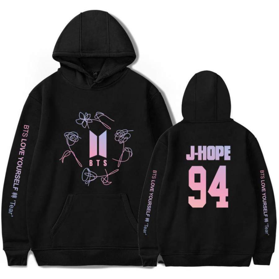 BTS Love Yourself Print Hoodie J-hope Long Sleeve