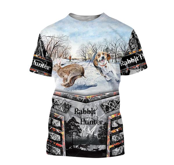 Rabbit Hunting 3D All Over Print | Hoodie | Unisex | Full Size | Adult | Colorful | HT5217