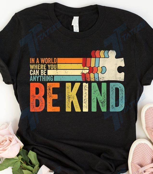 Autism be kind vintage Graphic Unisex T Shirt, Sweatshirt, Hoodie Size S – 5XL