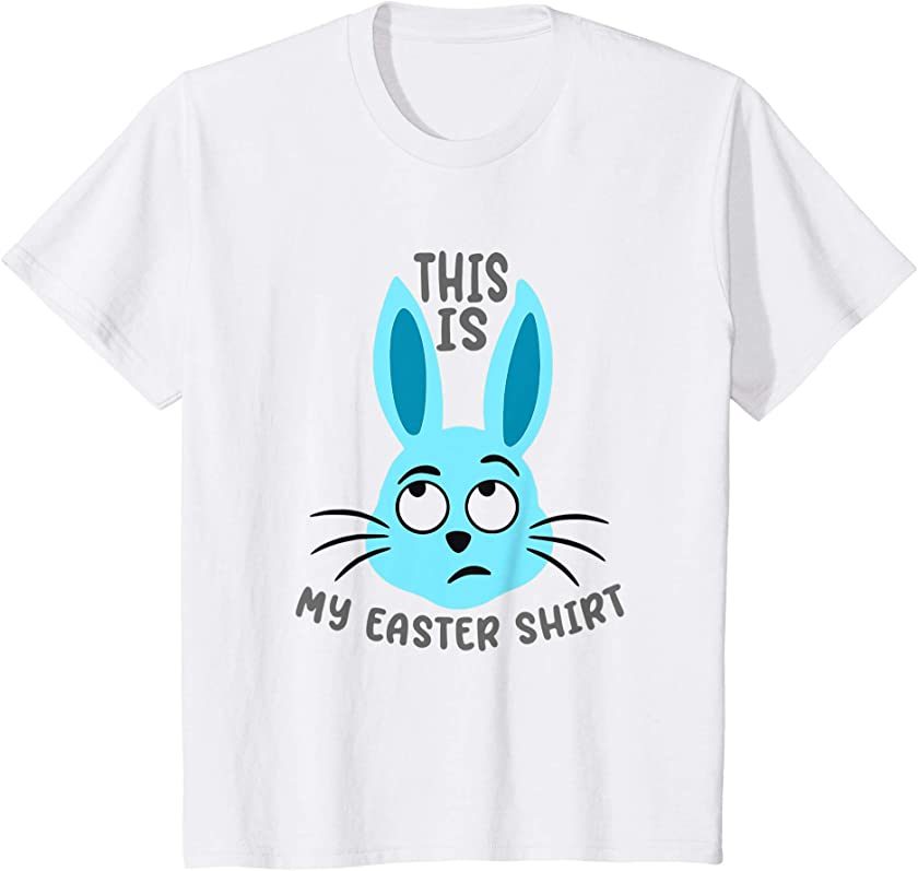 Kids This Is My Easter Day Gift Christian Girl Boy Bunny Lover T-Shirt