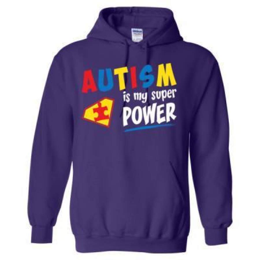 AGR Autism Is My Power – Heavy Blend™ Hooded Sweatshirt