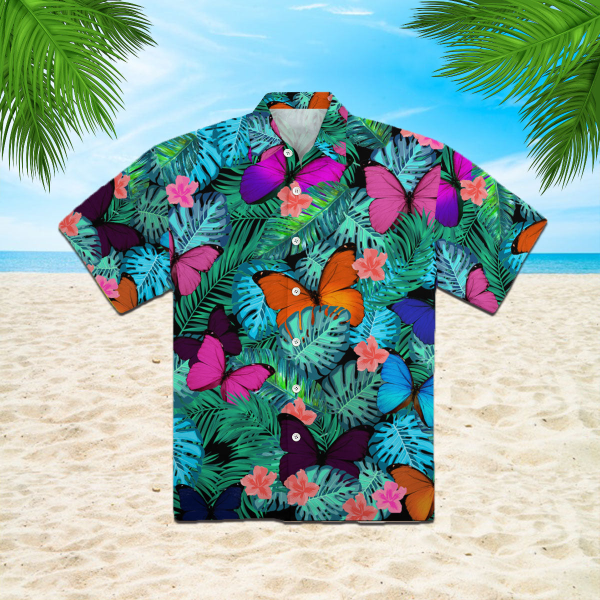 Oragontee Butterfly Hawaii Shirt For Men Women Adult Ha90593