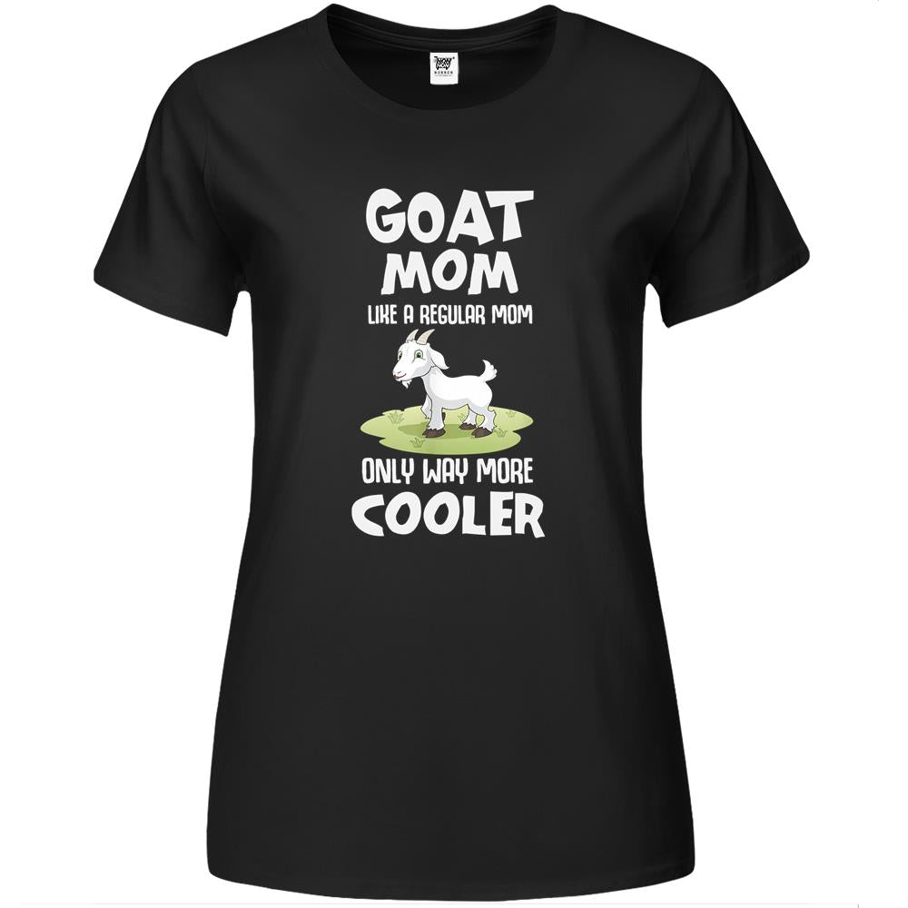 Goat Animal Caprine Farmer Mother S Day Gift Goat Mom Premium Womens Tshirts