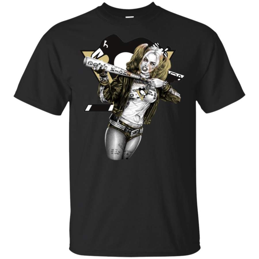 Harley Quinn Pittsburgh Penguins T Shirt – Moano Store