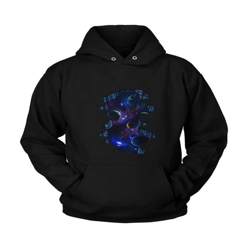 3d Cosmic Galaxy Space Planets Unisex Hoodie