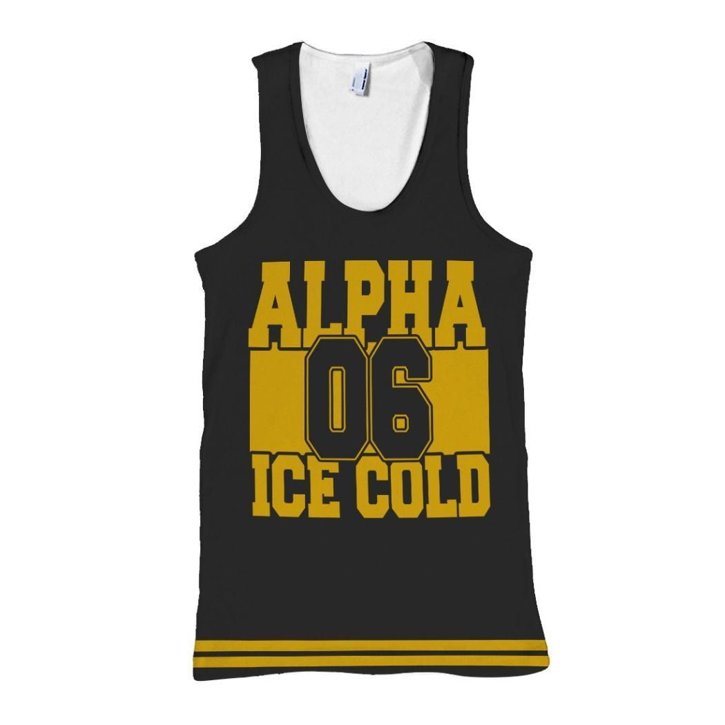 Wonderprint Tank Top Diamond Alpha Phi Alpha Ice Cold 06 Tank Top