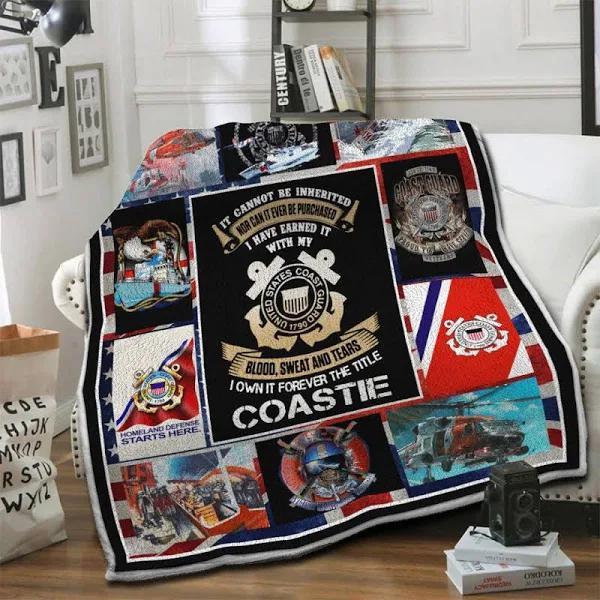 U.S Coast Guard Fleece Blanket
