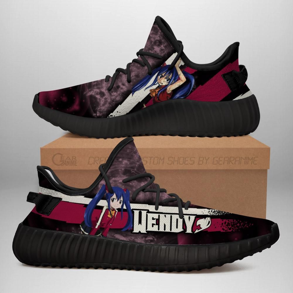 Wendy Yeezy Shoes Custom Fairy Tail Anime Sneakers Fan Gift Idea Tt05 Unisex Men Women