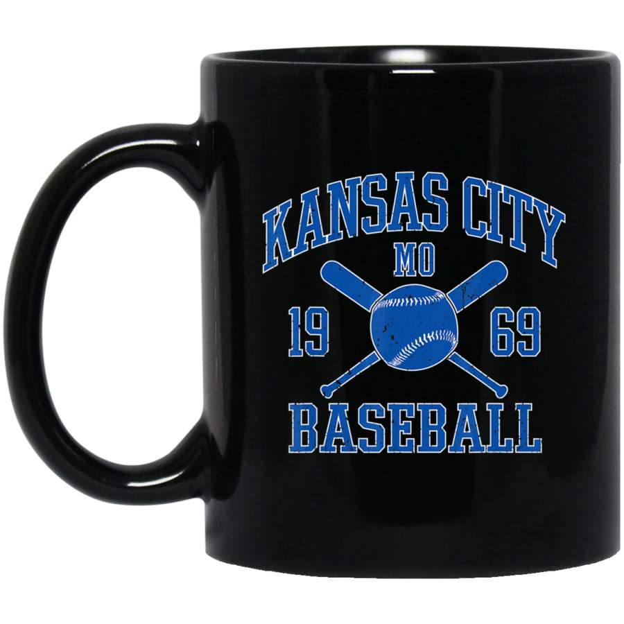 Vintage Kansas City Baseball Missouri KC Royal Blue Gift Coffee Mug