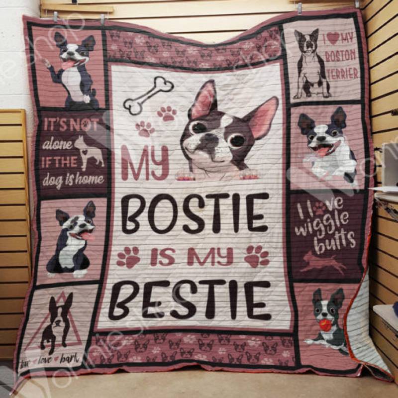 Boston Terrier Blanket AU2201 85O36