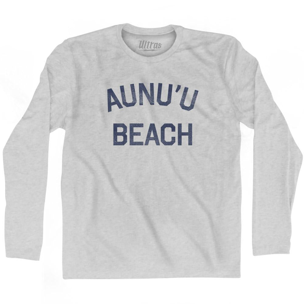 American Samoa Aunu’u Beach Adult Cotton Long Sleeve Vintage T-shirt