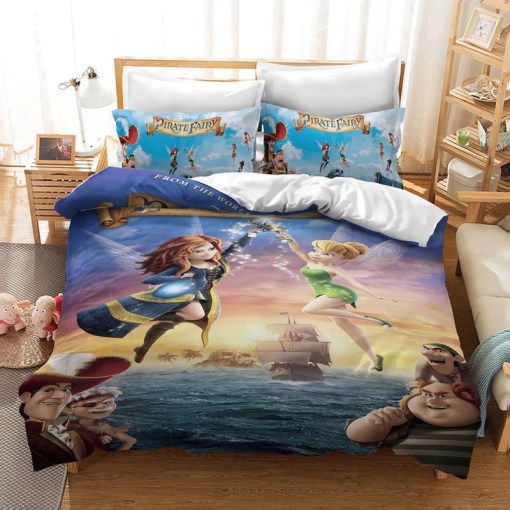 Tinker Bell And The Lost Treasure 10 Duvet Cover Pillowcase Home Decor 3D Bedding Set