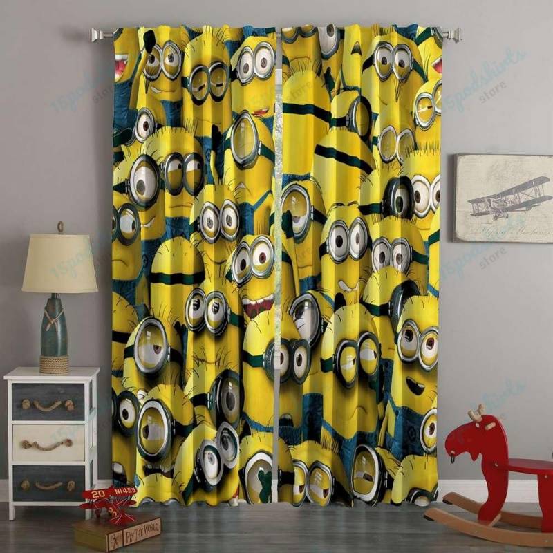 3D Printed Minions Style Custom Living Room Curtains