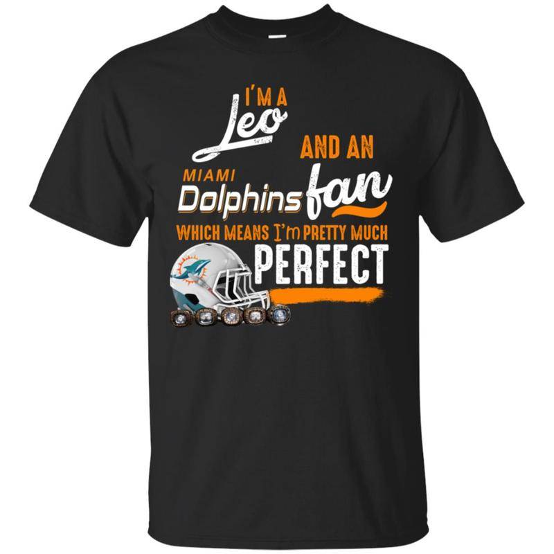 Dolphins Football Helmet T Shirt I’m Leo And A Miami Dolphins Fan T Shirts Hoodie