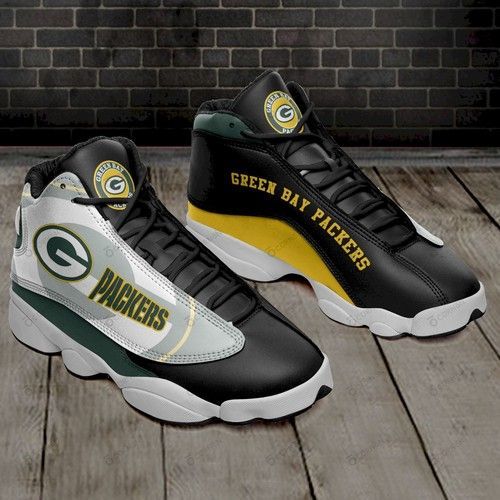 Green Bay Packers Air Jd13 Air Jordan 13 Sneakers 376