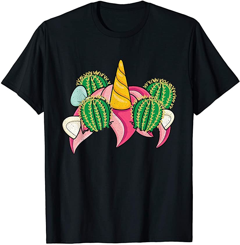 Unicorn Cinco De Mayo Funny Cactus Magical Mexican Fiesta T-Shirt