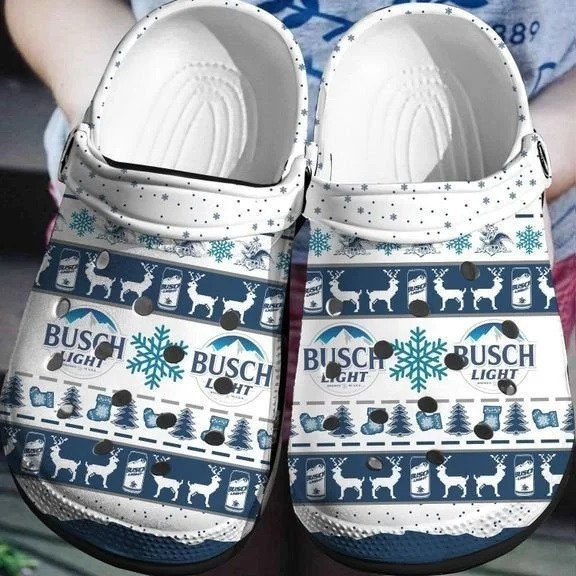 Busch Light Beer Christmas Gifts Adults Kids Crocs Shoes Crocband Clog For Men Women Ht