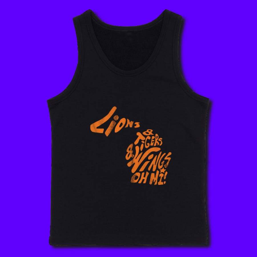 Tigers Wings Oh Mi Men’S Tank Top