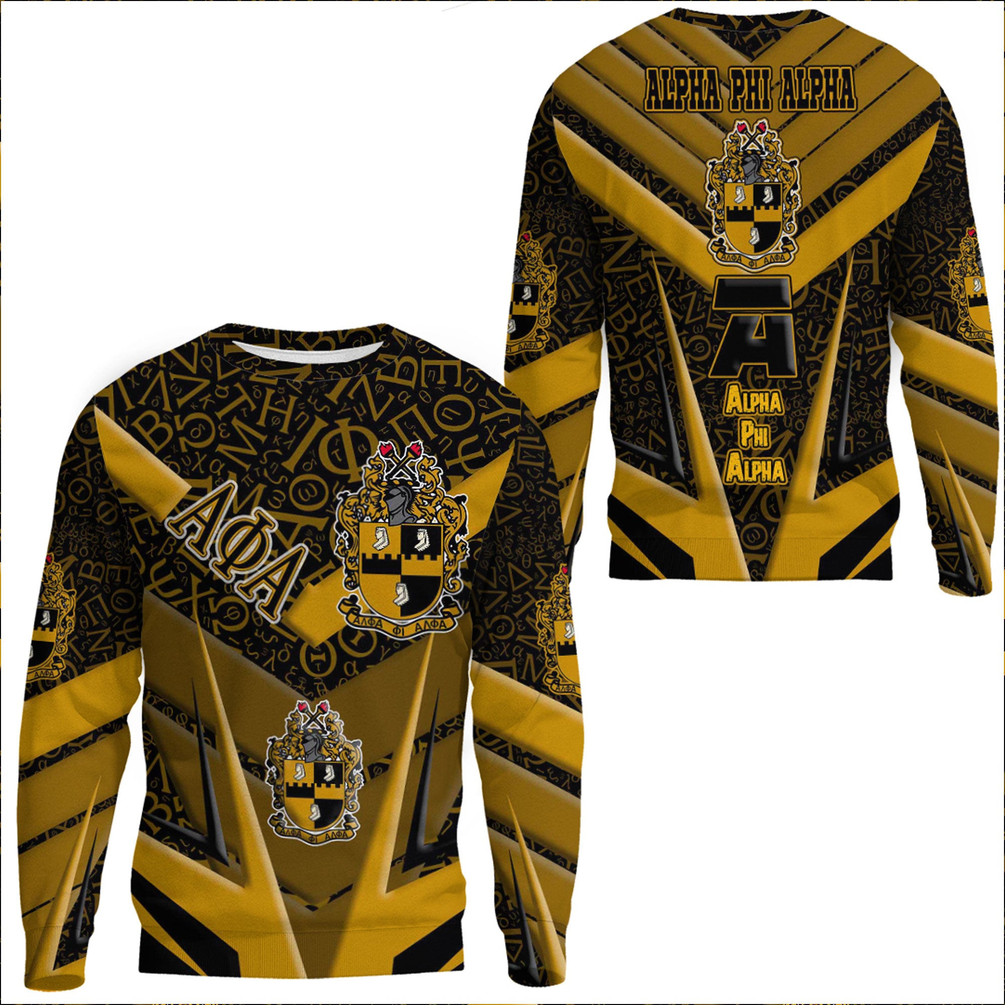 Africa Zone Clothing – Alpha Phi Alpha Sporty Style Sweatshirts A35