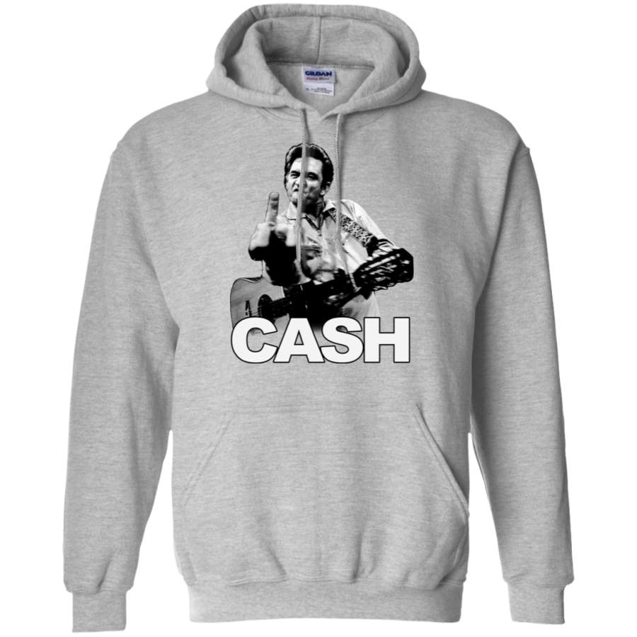 Zion Rootswear Johnny Cash Middle Finger Pullover Hoodie