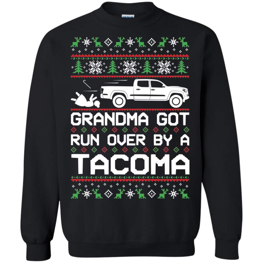 Toyota Tacoma 2016-2019 Ugly Christmas Grandma Got Run Over Crewneck Sweatshirt