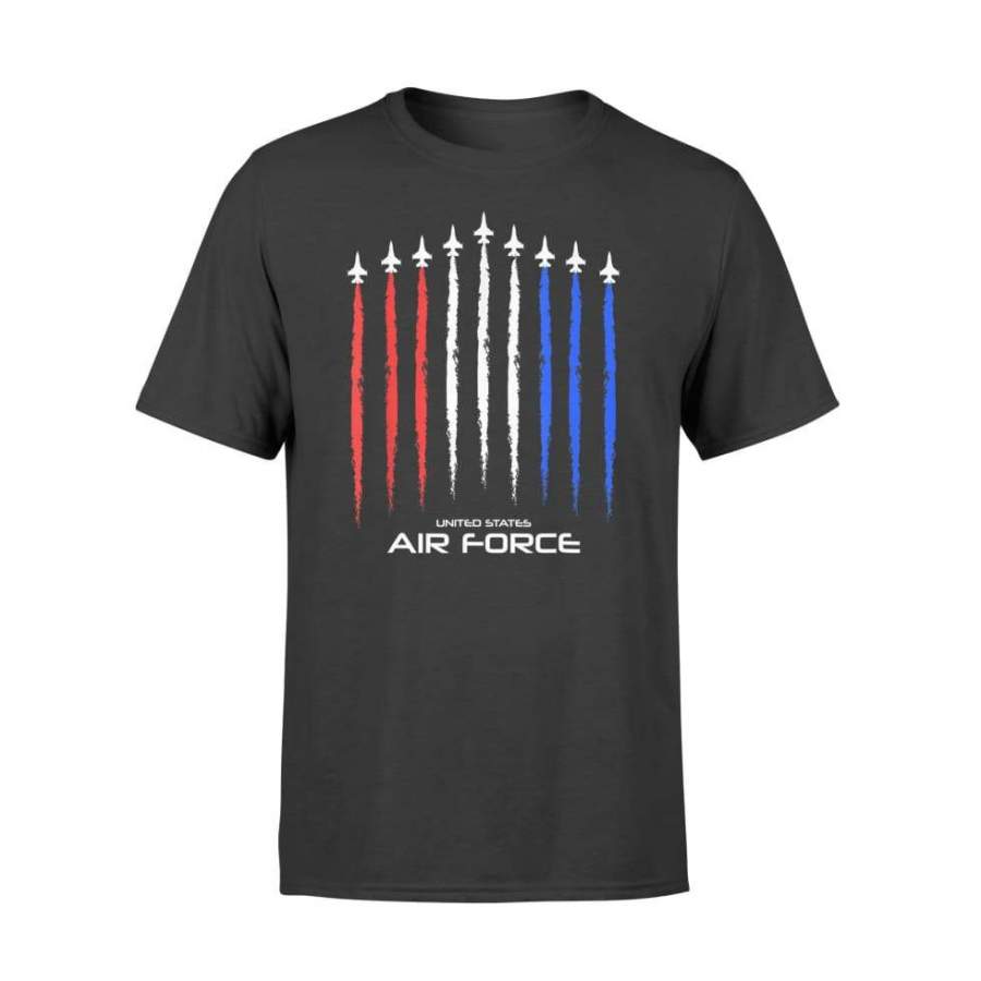 Air Force US Veterans 4th of July American Flag – Standard T-shirt