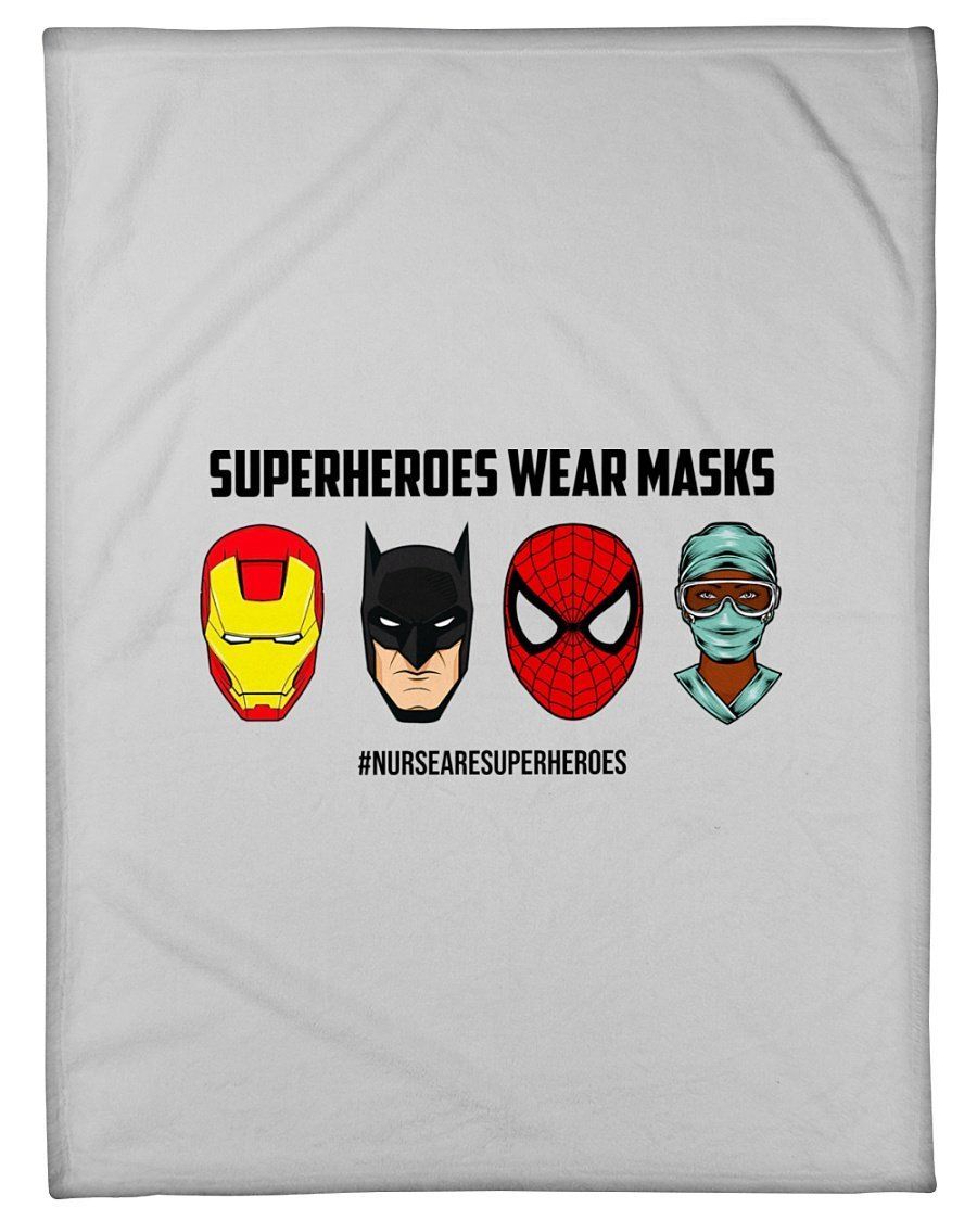 Superheroes Wear Masks Custom Design Gift For Friends Fleece Blanket